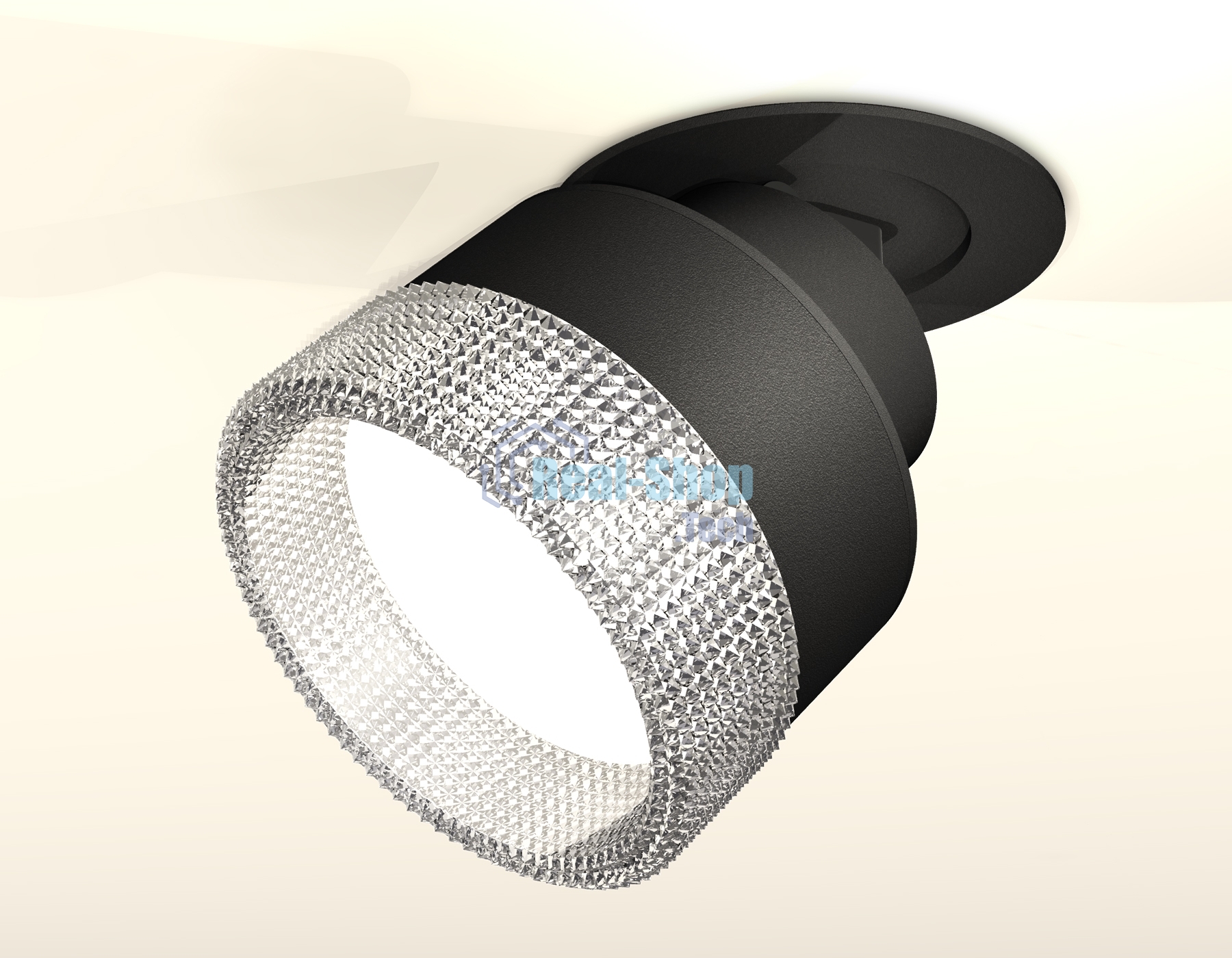 Светильник Ambrella Light XM8102540 SBK/CL черный песок/прозрачный GX53 (A2242, A2106, C8102, N8480)