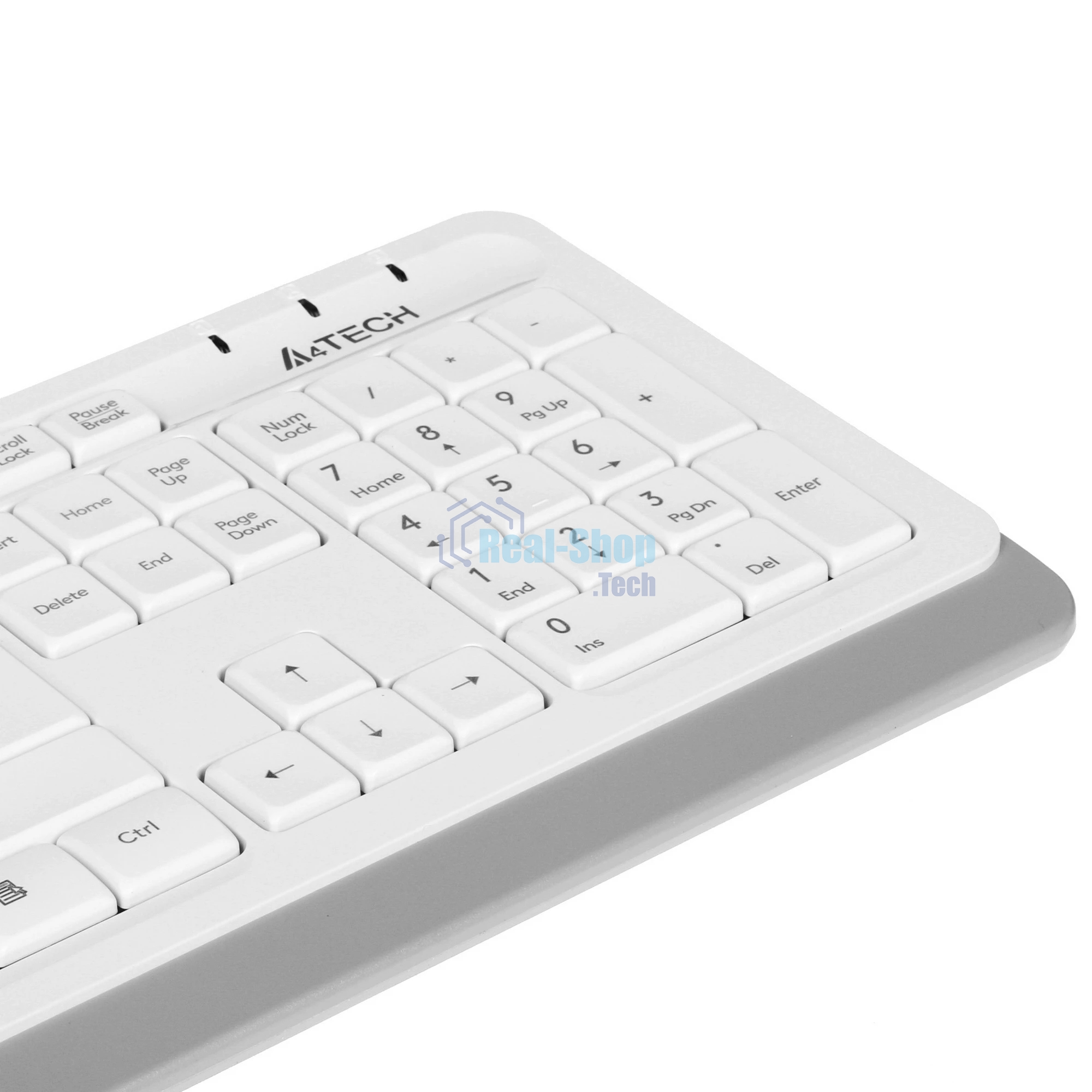 Комплект клавиатура+мышь A4Tech FStyler F1010 проводной, USB, 1600 DPI, белый/серый
