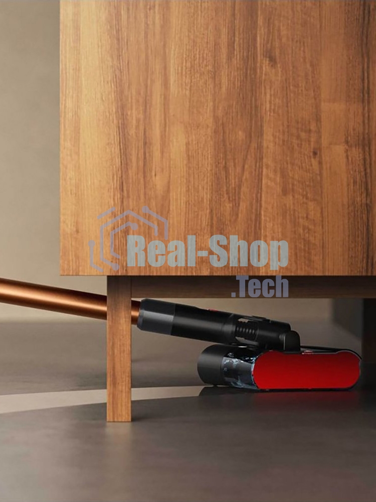 Пылесос вертикальный Dyson Pencil Wash оранжевый, питание от аккумулятора, 50 Вт, уборка влажная, пылесборник 0.34 л