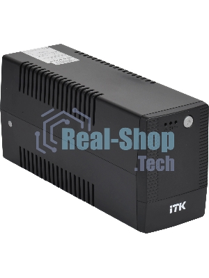 Источник бесперебойного питания ITK Electra EST-1000VA-1-001-S-L / 1000 ВА / 600 Вт / 2 x CEE 7 (евророзетка)