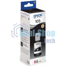 Чернила Epson 105BK C13T00Q140 черный (8000 стр.) (140мл) для Epson L7160/7180