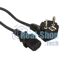 Кабель питания ExeGate Power PC-1,8P (Евровилка угл. Schuko->С13) VDE-250V-3*0.75-CU, 10A, 1.8м