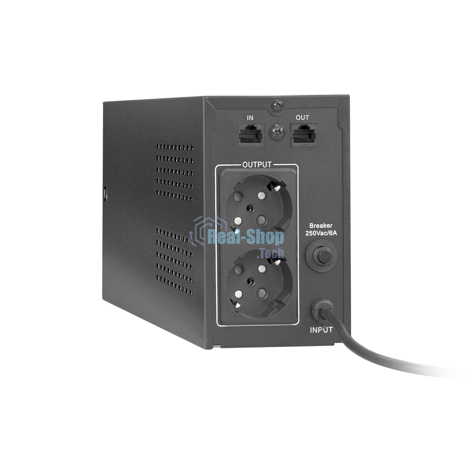 Источник бесперебойного питания ExeGate Power Back BNB-850.LED.AVR.EURO.RJ 850VA/480W, LED, AVR,2 евророзетки, RJ45/11, черный