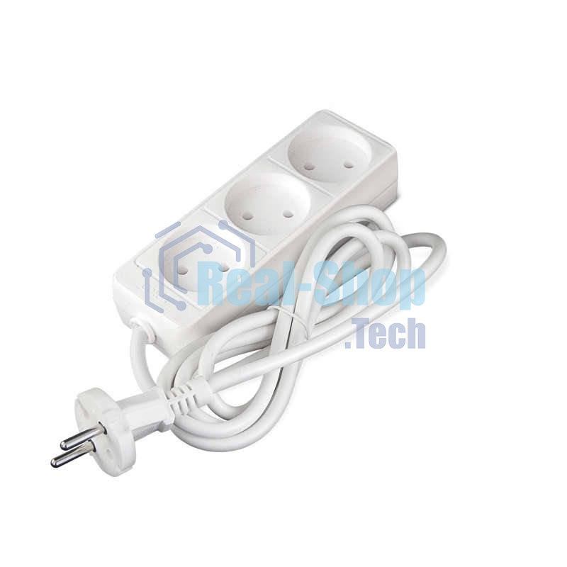 Удлинитель быт. ТМ Союз 2200 Вт 3 гн. ПВС 1,5 м 481S-1301