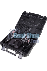 Дрель-шуруповерт аккумуляторная ИНТЕРСКОЛ ДАУ-13/18В, Аккумуляторный, 18В, Ударный, Кейс