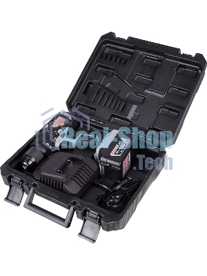 Дрель-шуруповерт ИНТЕРСКОЛ ДАУ-13/18В, 18 В, 4 Ач, 60 Нм, бесщеточный, ударный