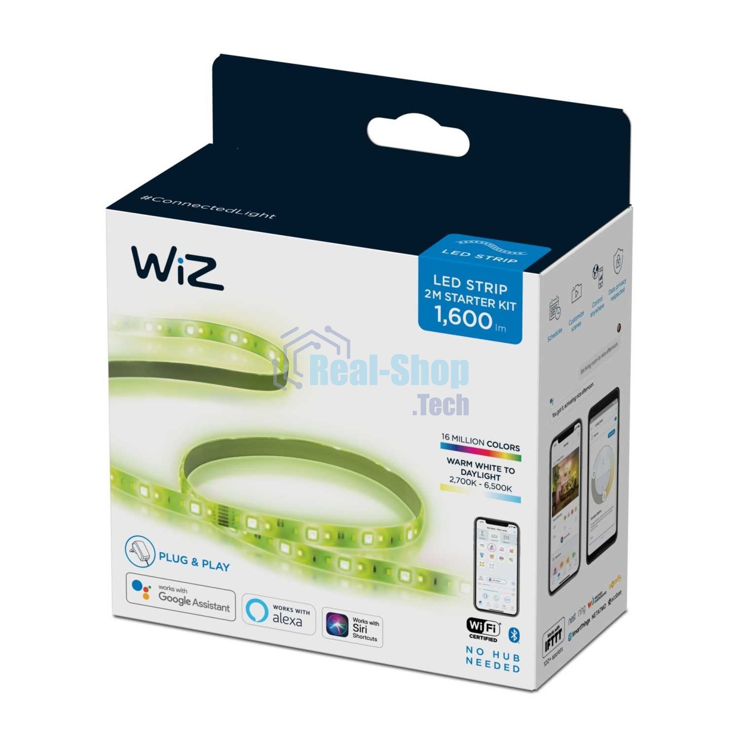 Лента светодиодная WiZ Wi-Fi LED 2M 1600lmStarterKit