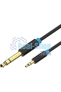 Кабель Vention аудио Jack 6,5 мм M/3,5 M - 1 м