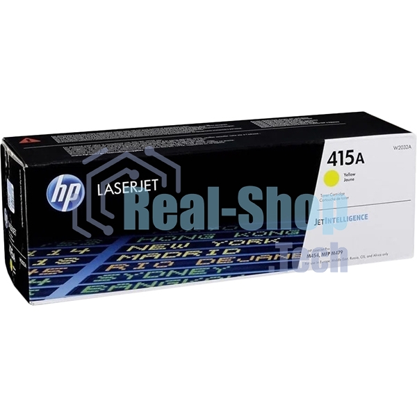 Картридж лазерный HP 415A W2032A желтый для HP HP LJ M454/MFP M479 (2100 стр.)