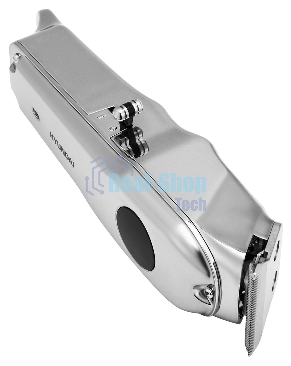 Машинка для стрижки Hyundai H-HC7111 серебристый/черный 3Вт (насадок в компл:3шт)