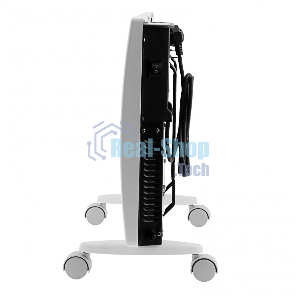 Конвектор гибридный Denzel HybridX-1500 белый, 1500 Вт, 25 м2, термостат, дисплей