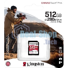 Флеш карта SDXC Kingston SDR2V6/512Gb Canvas React Plus w/o adapter 512Gb