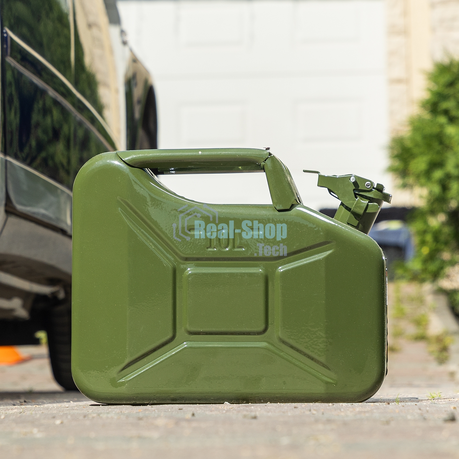 Канистра для ГСМ, металлическая, 10 литров Stels