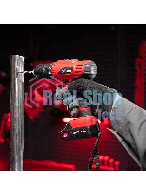 Дрель-шуруповерт MTX MCDL-12-02, 12 В, 2 Ач, 20 Нм, щеточный