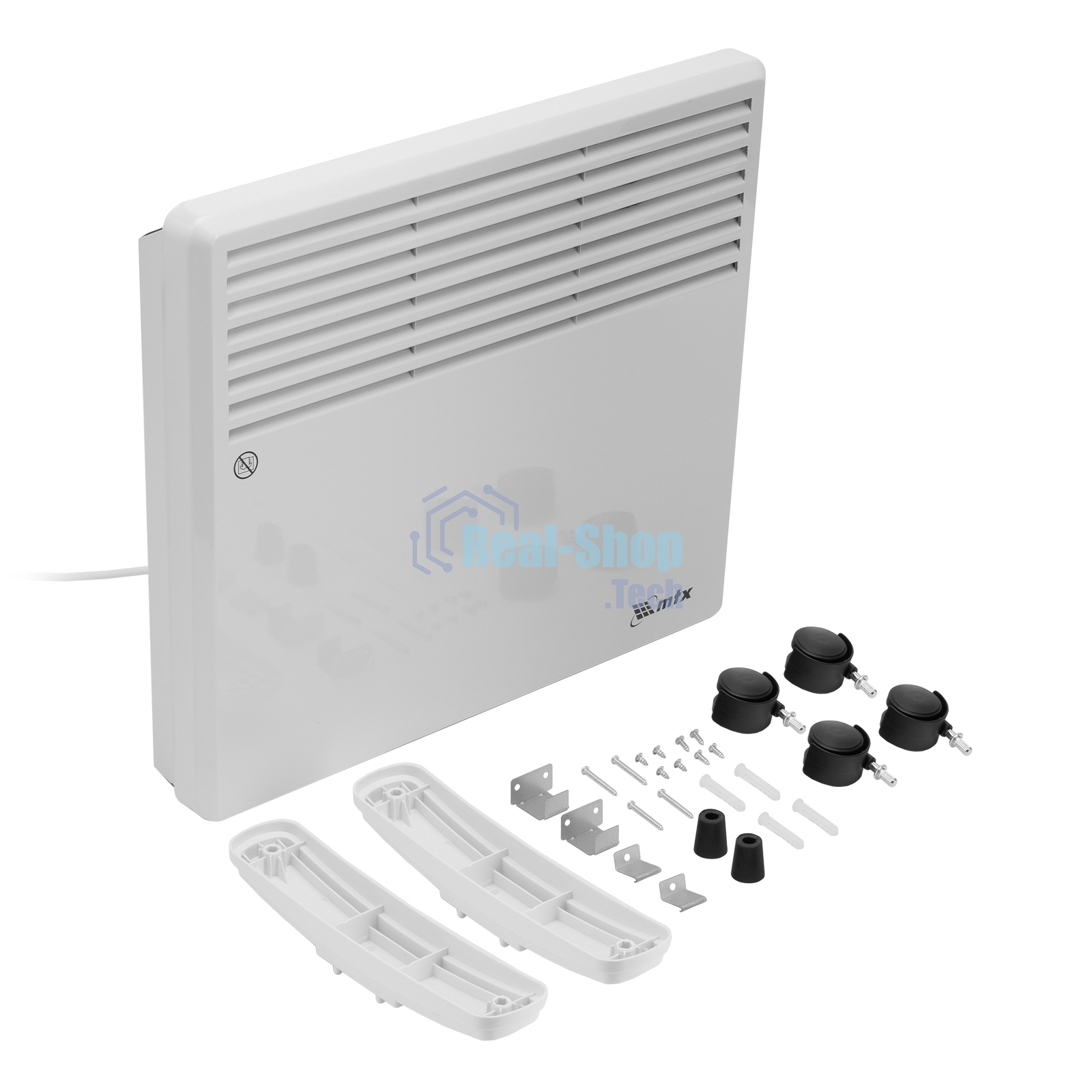 Конвектор электрический MTX CH-1000, белый, 1000 Вт, 10 м2, термостат