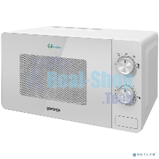 Микроволновая печь Gorenje MO20E1W2 белый, 20 л, 800 Вт, переключатели - поворотный механизм