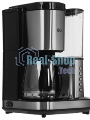 Кофеварка капельная BQ CM7002 Steel-Black со встроенной кофемолкой, исп. кофе - молотый/зерновой, 1.25 л, 800 Вт.