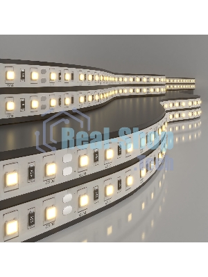 Лента светодиодная 5050 12V 60Led 14,4W IP20 / 60Led 14,4W IP20 3300K теплый белый
