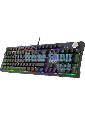 Клавиатура MSI Forge GK320 проводная, USB Type-A, чёрный