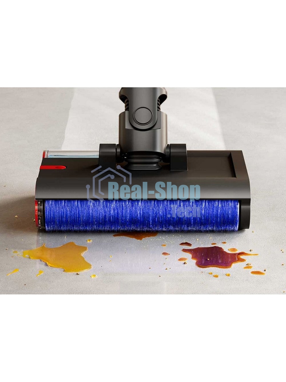 Пылесос вертикальный Dyson Pencil Wash оранжевый, питание от аккумулятора, 50 Вт, уборка влажная, пылесборник 0.34 л