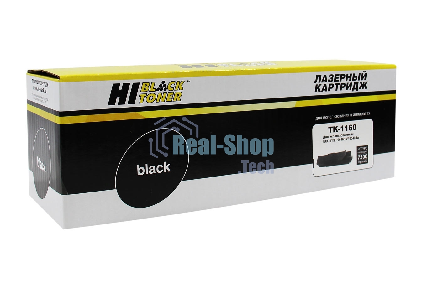 Тонер-картридж Hi-Black (HB-TK-1160) для Kyocera-Mita P2040dn/P2040dw, 7,2K (с чипом)