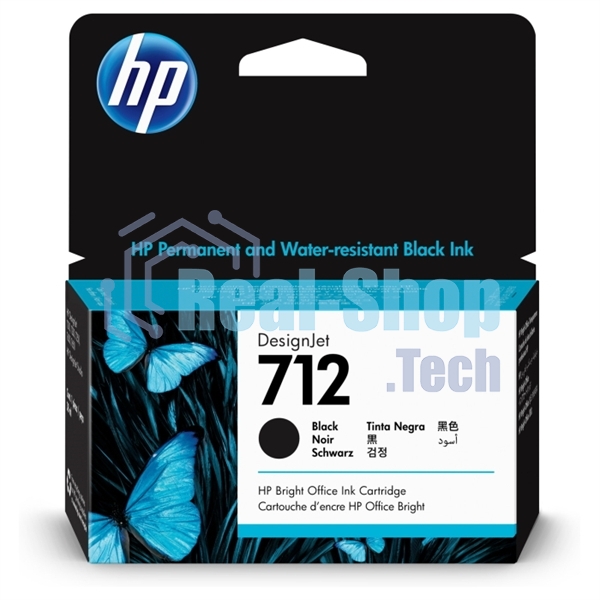 Картридж струйный HP 712 3ED70A черный (38мл) для HP DJ Т230/630