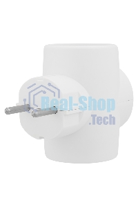 Тройник электрический Rexant без заземления 220 В, 6A