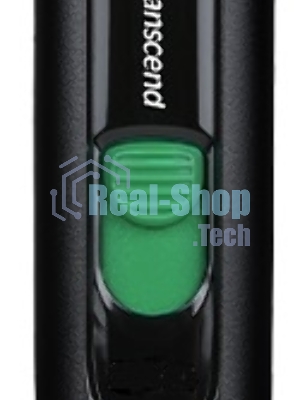 Флешка USB Transcend JetFlash 790С (TS256GJF790C), 256Gb, USB 3.0 Type-C, R/W 90/60, черный/зеленый