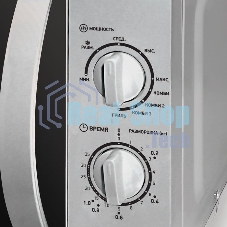 Микроволновая печь BBK 20MWG740M/S серебро, 20 л, 700 Вт, поворотный механизм