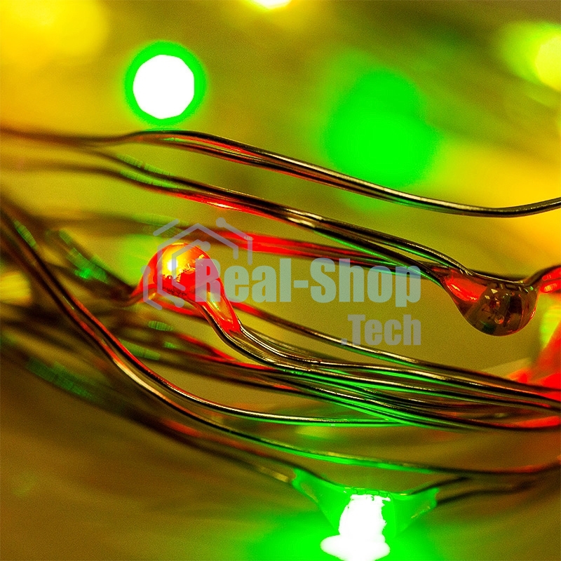 Гирлянда Роса с трансформатором 50 м, 500 LED, цвет свечения мультиколор Neon-night