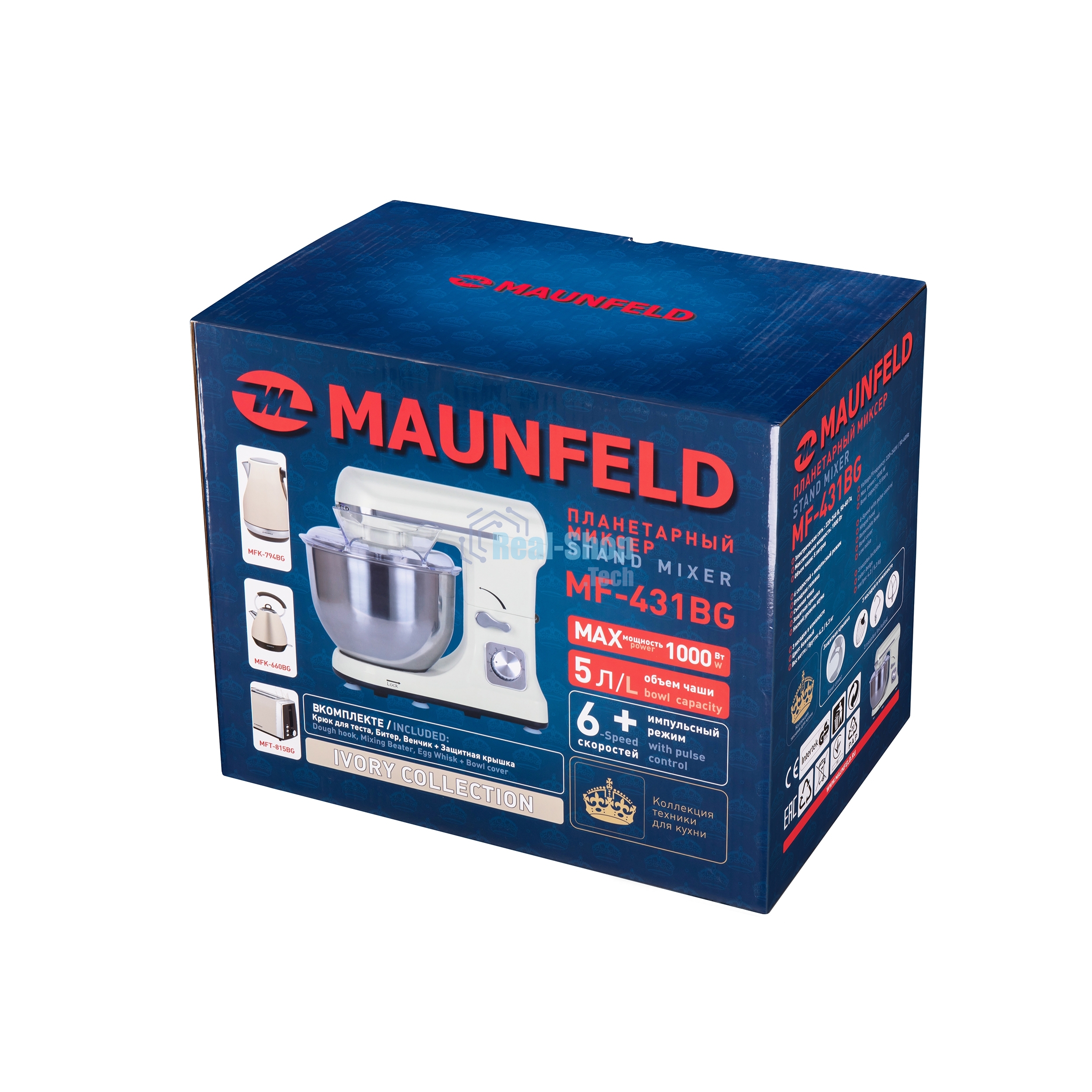 Миксер планетарный Maunfeld MF-431BG