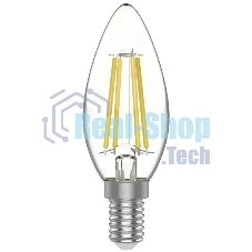 Лампа светодиодная Gauss Basic 1031115 4.5Вт цок.: E14 свеча 220B 2700K св. свеч. бел. теп. (упак.: 10 шт)