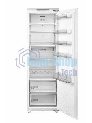 Холодильник встраиваемый Midea MDRE423FGE01 белый 304л No Frost морозилка снизу