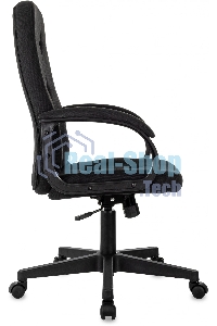 Кресло руководителя Бюрократ CH 002 Fabric 3C11 черный, крестов. пластик