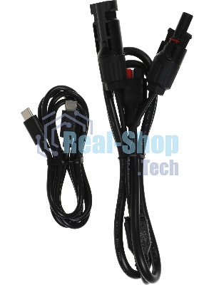 Электростанция портативная TopON TOP-X150 148000mAh 5A QC3.0/PD3.0 4xUSB солн.бат. черный/оранжевый (103764)