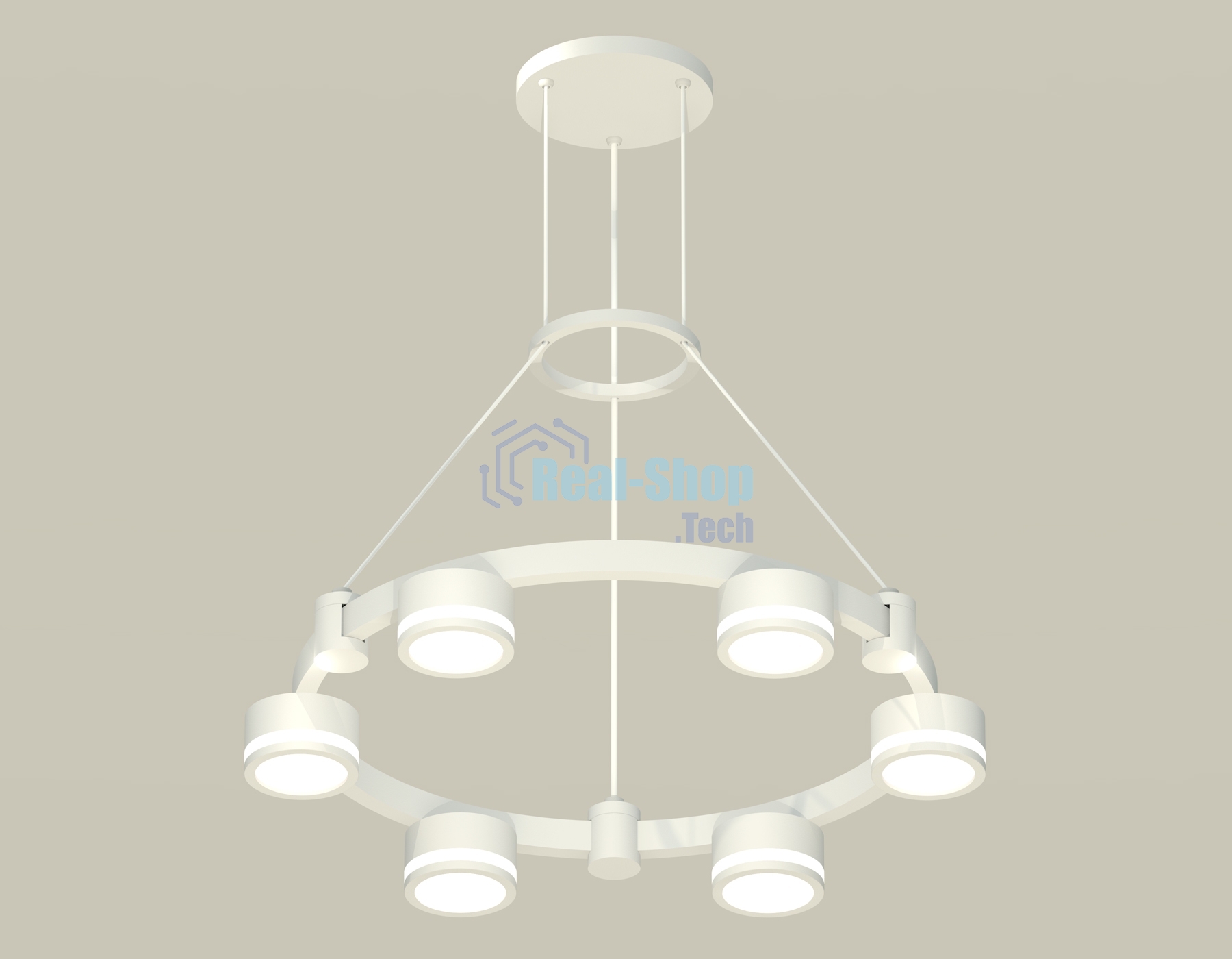 Светильник Ambrella light XR92031200/6 SWH/FR белый песок/белый матовый GX53 (A9203, C9231, N8412)