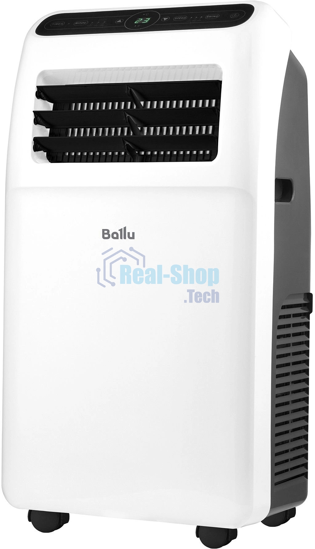 Кондиционер мобильный Ballu Aura BPAC-09 CP/N1_24Y 9000 BTU, 24 м², 50 дБ, охлаждение, осушение, белый