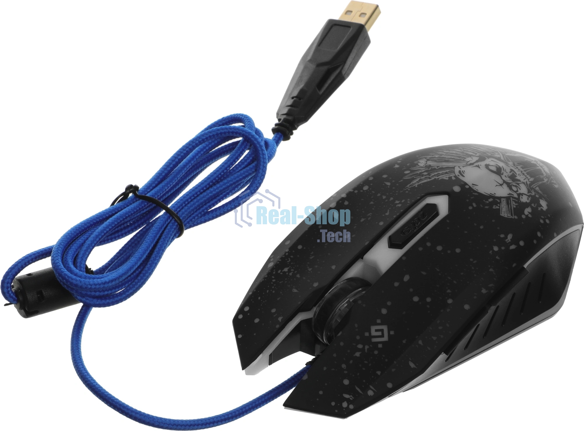 Комплект клавиатура+мышь Defender Tor MHP-127 проводной, USB, 3200 DPI, чёрный
