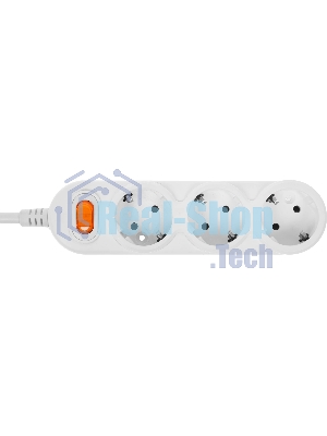Удлинитель Power Cube PC 5 м 3р с/з, с выкл. 16А PC-1-5М (коробка) (3*1,5 мм2)