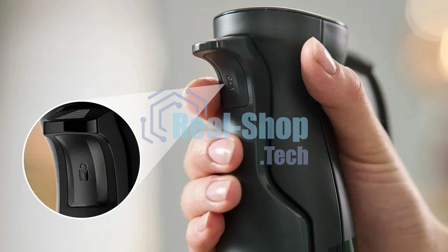 Блендер погружной Bosch MSM4B620 черный, 1000 Вт, плавная регулировка