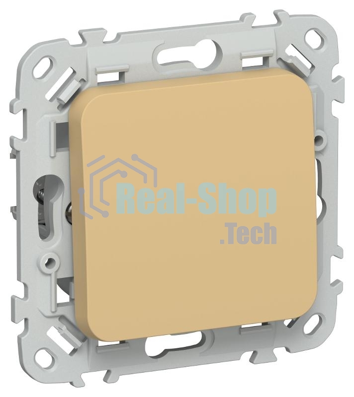 FLITE Выключатель 1-клавишный 10А ВС11-1-0-ФлШм шамуа | FI-V10-0-10-1-K89 | IEK