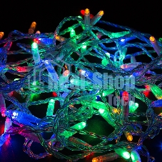 Гирлянда Neon-night Нить 10м, постоянное свечение, прозрачный ПВХ, 230В, цвет: Мультиколор