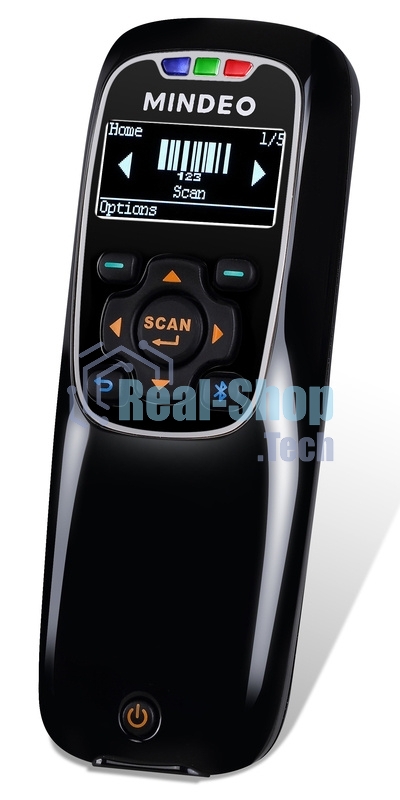 Сканер штрих-кода ручной Mindeo MS3690Plus Mark (MS3690-2D-HD(WI-FI)) 2D имидж, беспроводной, 100 скан/сек, USB, черный