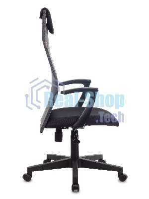 Кресло Бюрократ KB-8/DG/TW-12 TW-04 TW-12 серый, сетка