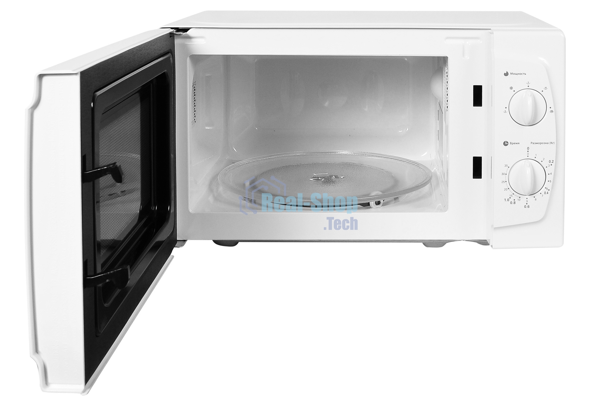 Микроволновая печь Starwind SWM5520 белый, 20 л, 700 Вт, переключатели - поворотный механизм