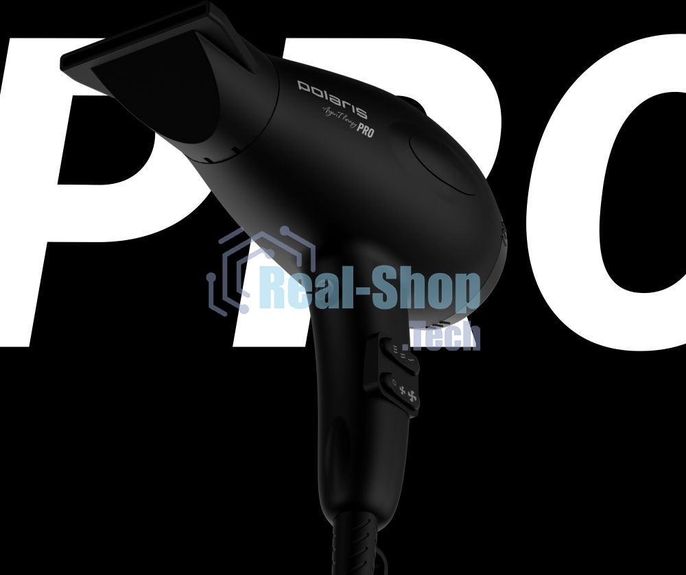 Фен Polaris PHD 2099ACi Argan Therapy PRO черный 2000Вт