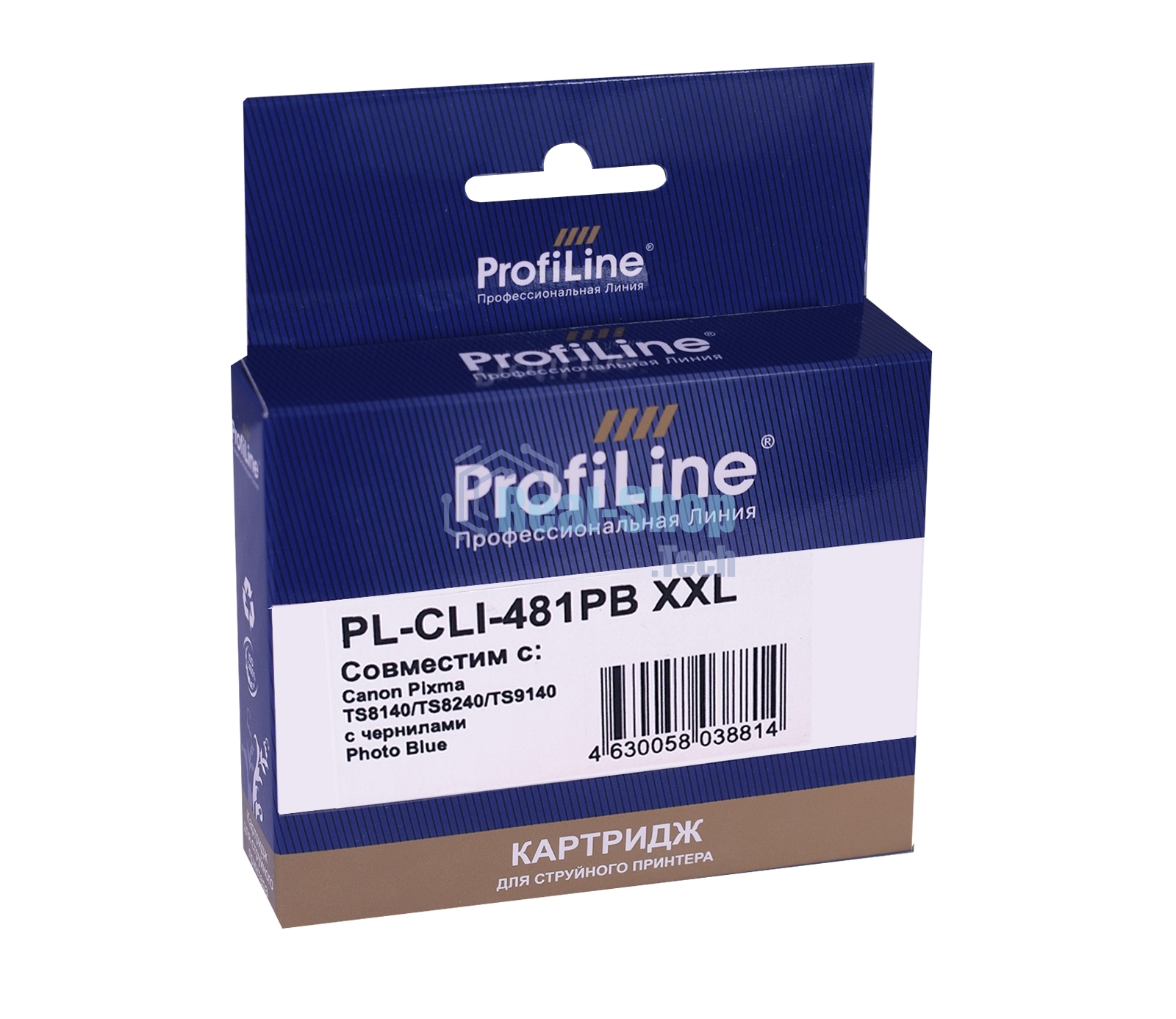 Картридж струйный ProfiLine PL-CLI-481PB XXL для принтеров Canon Pixma TS8140/TS8240/TS9140 с чернилами Photo Blue 11,7 мл
