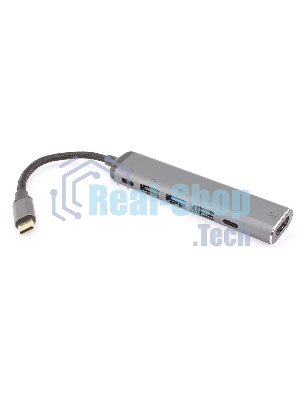 Кабель Type-C на HDMI + USB 3.1 + Type-C + USB 2.0 x2 + PD
