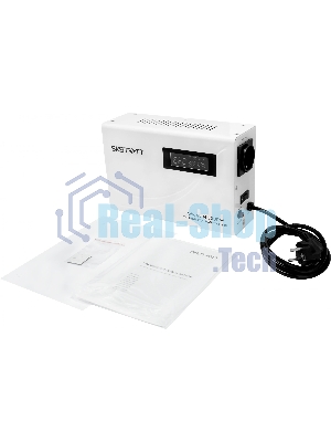 Настенный стабилизатор напряжения SMARTWATT AVR SLIM 500RW (100W - 260W, 500VA, 0.5 кВт, 50 Гц, розеток — 1, LED-диспле