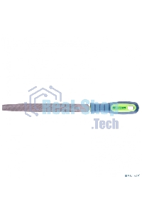 Напильник Сибртех, 200 мм, плоский, двухкомпонентная рукоятка, №2